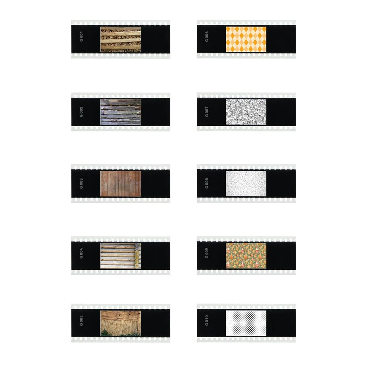 Flashpoint Brand Flashpoint Brand Slide Set 1 AK-S01 10 slides for AK-R21 Projection Kit — product photo
