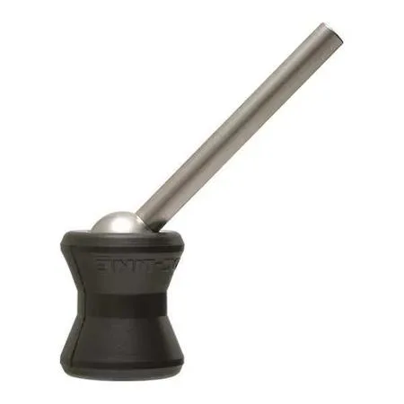 Ten black plastic round nozzles with 0.062 inch holes