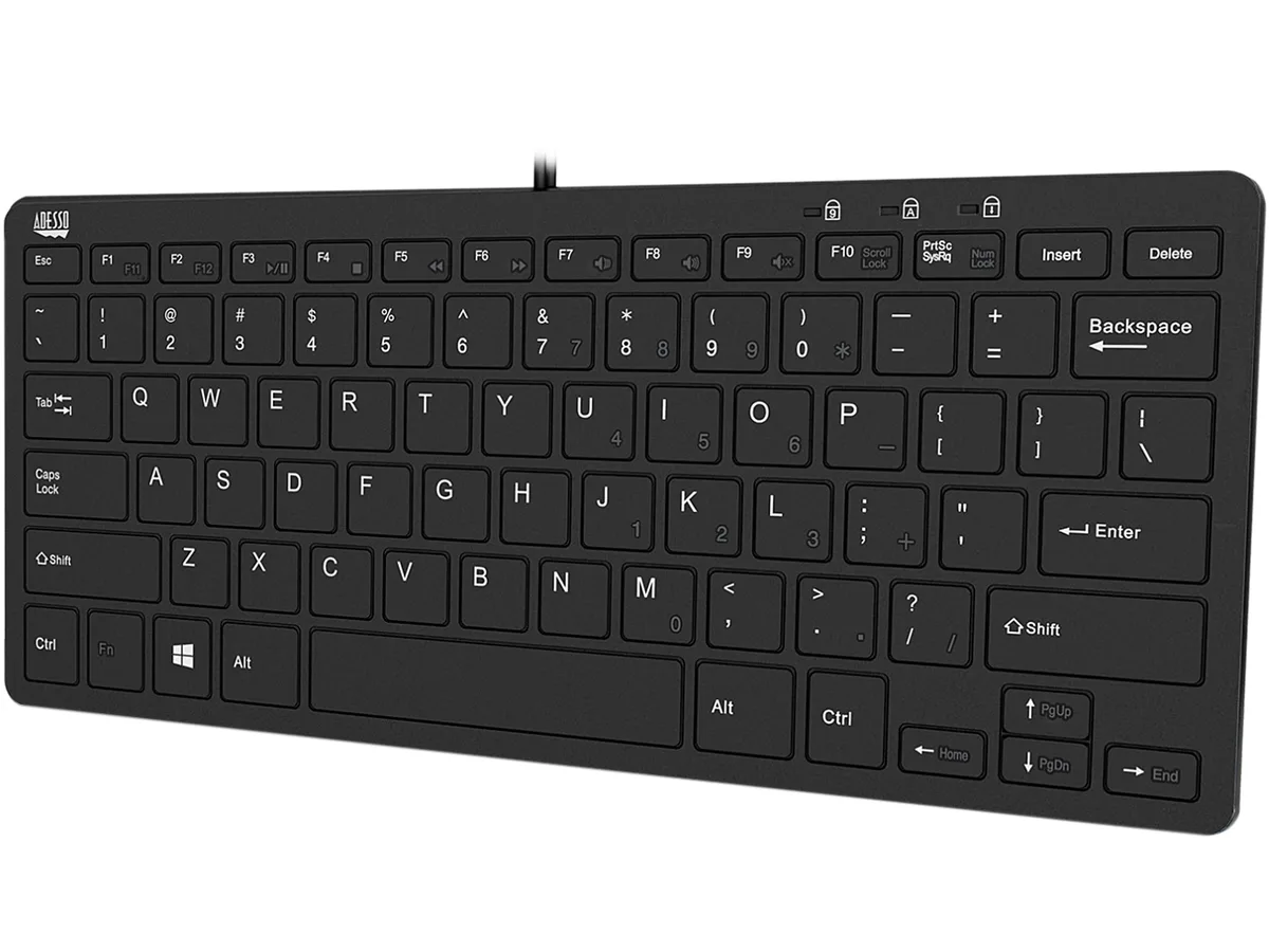 Adesso Adesso AKB-510HB pos keyboard 78-key USB 2-port hub 11.2 — product photo