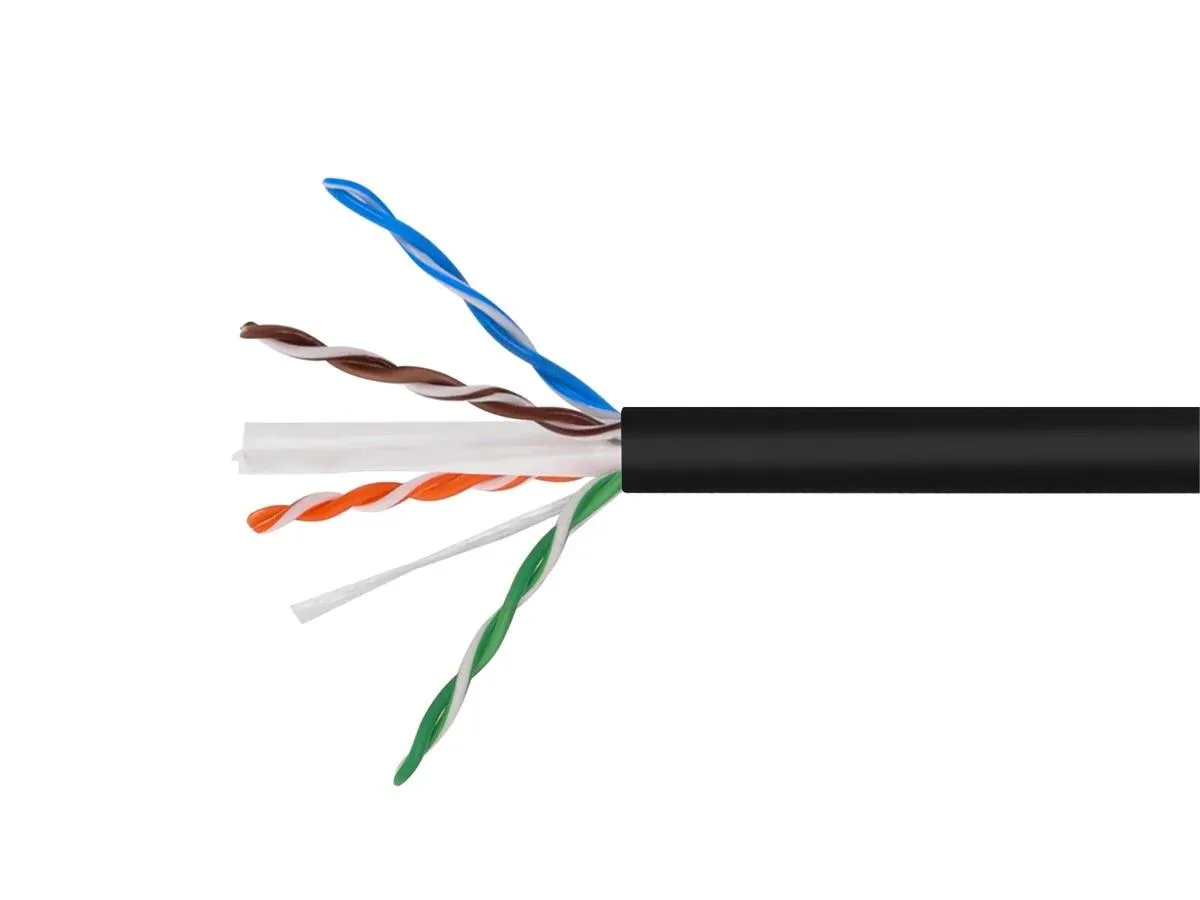 Monoprice Inc. Monoprice Inc. Cat6 Ethernet Bulk Cable Stranded 550MHz UTP CM 24AWG 1000ft Black — product photo