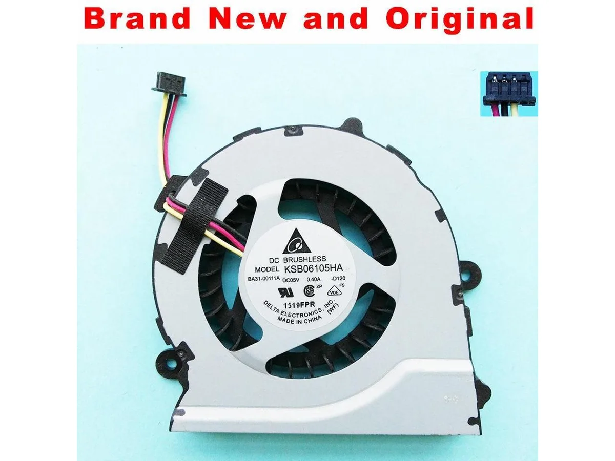Fans Fans CPU cooler Samsung BA31-00111A KSB06105HA DC05V 0.40A D120 — product photo