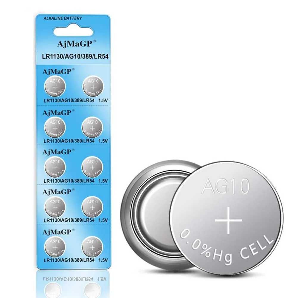 No Sew No Sew AG10 1.5V Alkaline Button Cell 10 Pack — product photo