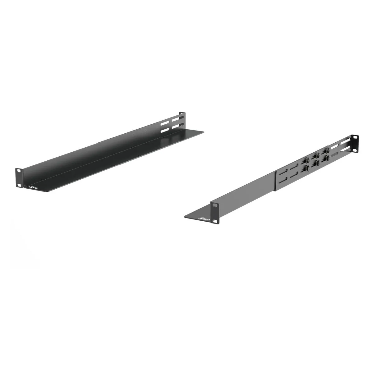  StarTech.com 1U 4-Post Rack Rail 20.9-32" Adjustable Depth 100kg 42U Black — product photo