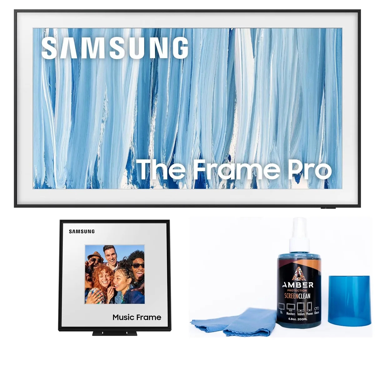SAMSUNG SAMSUNG QN55LS03HWFXZA 55" The Frame Pro Neo QLED 144Hz with HW-LS60D Photo Speaker — product photo