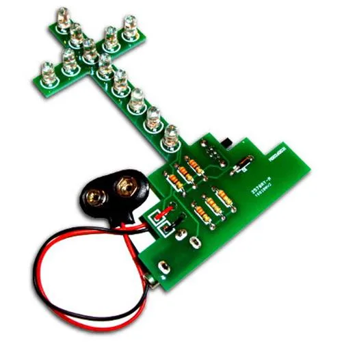 Electronix Express Electronix Express LED Cross Soldering Practice Kit — product photo