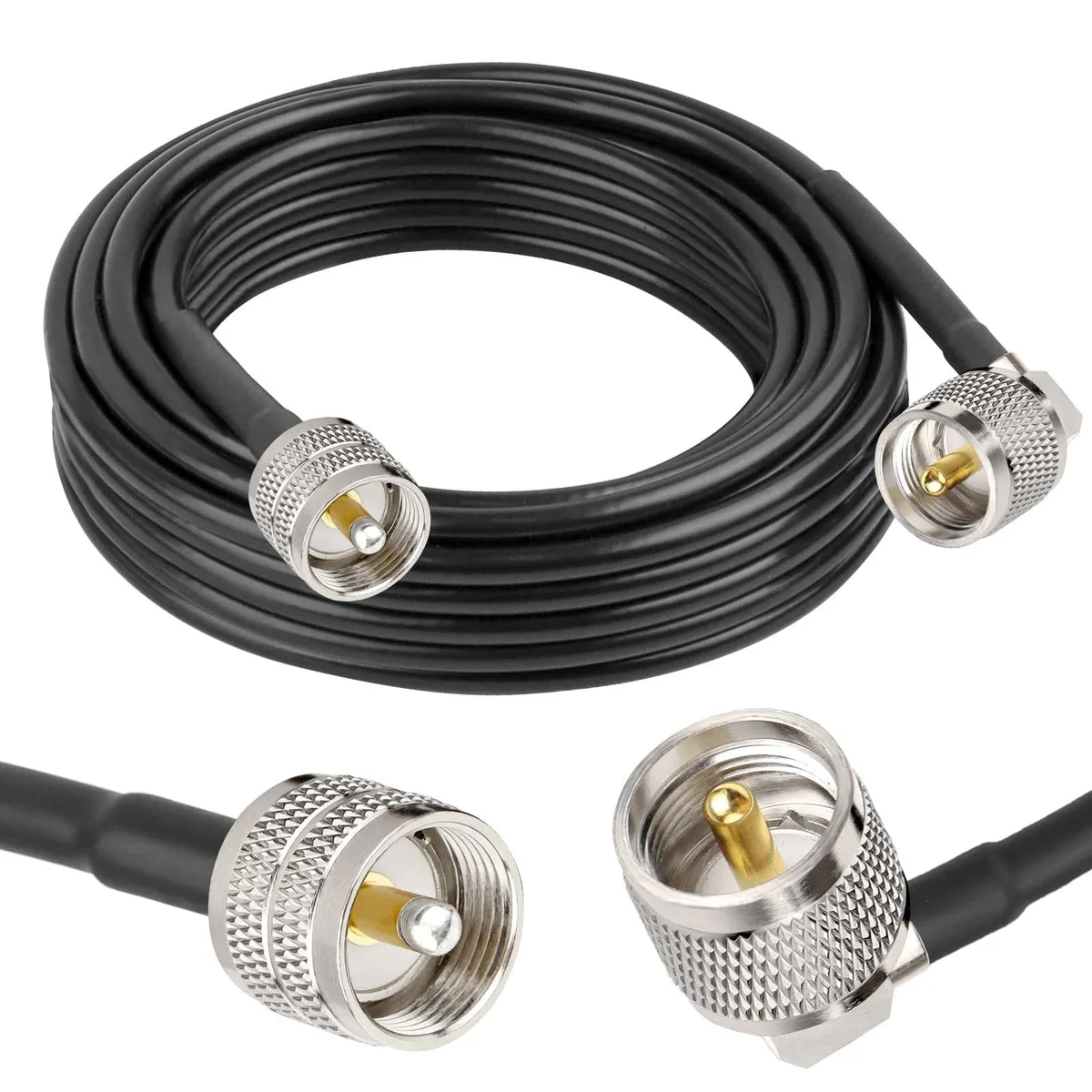 GSM Outdoors GSM Outdoors RG58 PL-259 Coax Cable 25ft 2 in 1 accessory — product photo