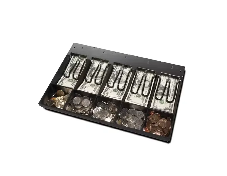 APG Cash Drawer APG Cash Drawer PK-15VTA-BX 5 Bill 5 Coin Fixed Till Assembly 15.4 x 11.1 x 2.4 in — product photo