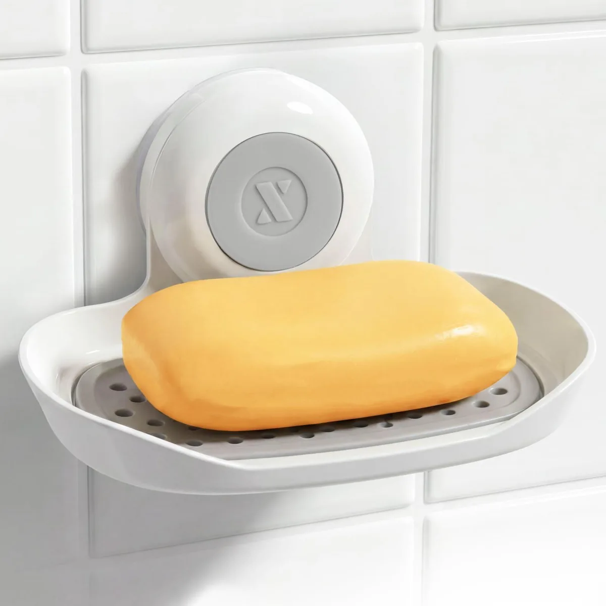 SlipX Solutions On the Dot Suction Soap Saver, White — product photo