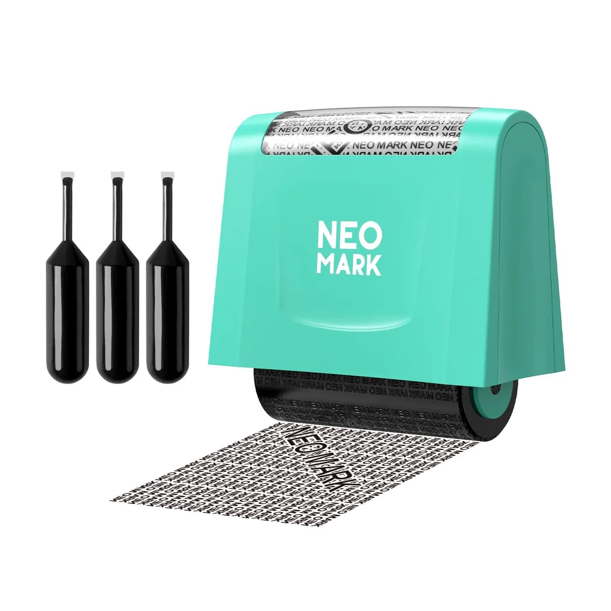  Lexmark W640 Green Stamp 1.6" Wide 115 ft 3 Refills 40 ft Each — product photo