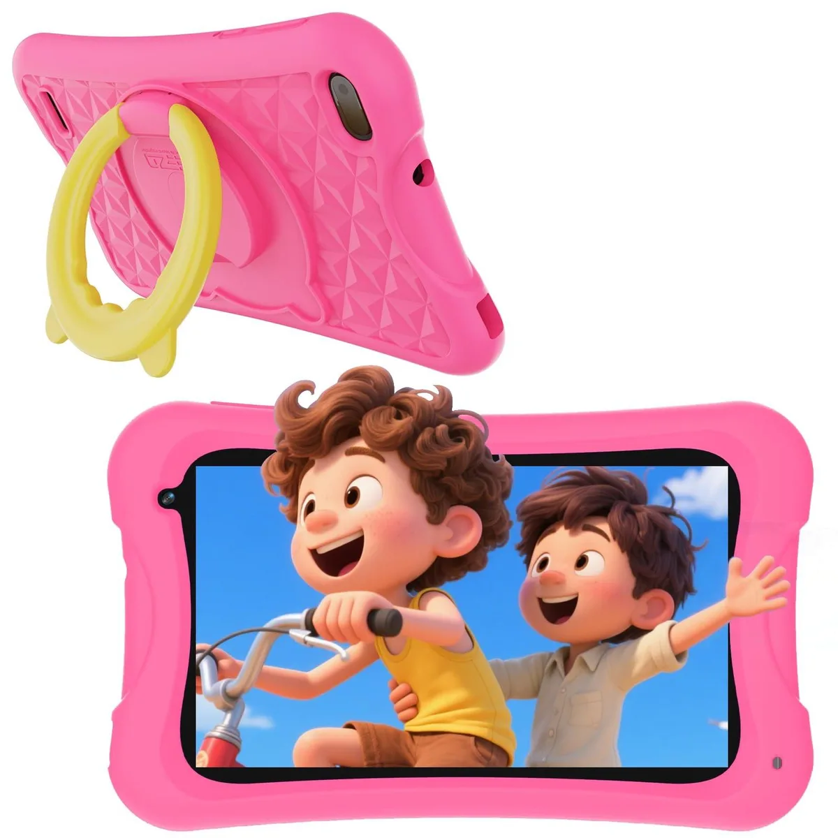 Digiland Digiland 7 inch Android Kids Tablet 4GB 32GB Pink 2 in 1 accessory — product photo
