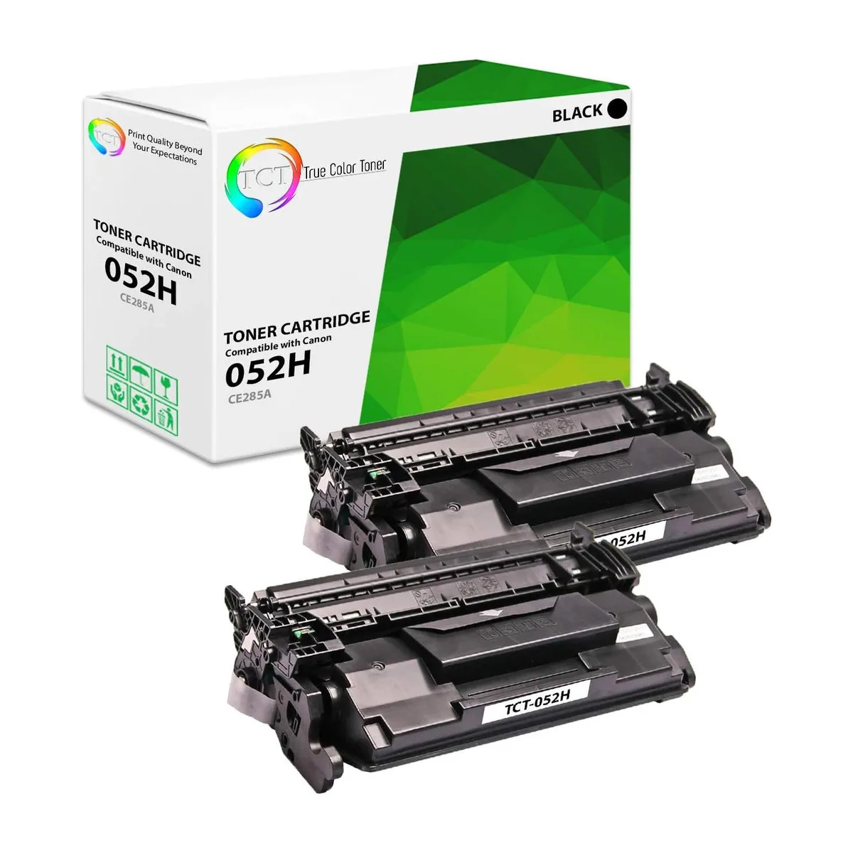 True Color Toner True Color Toner 052H Black High Yield 2 Pack 9200 Pages — product photo