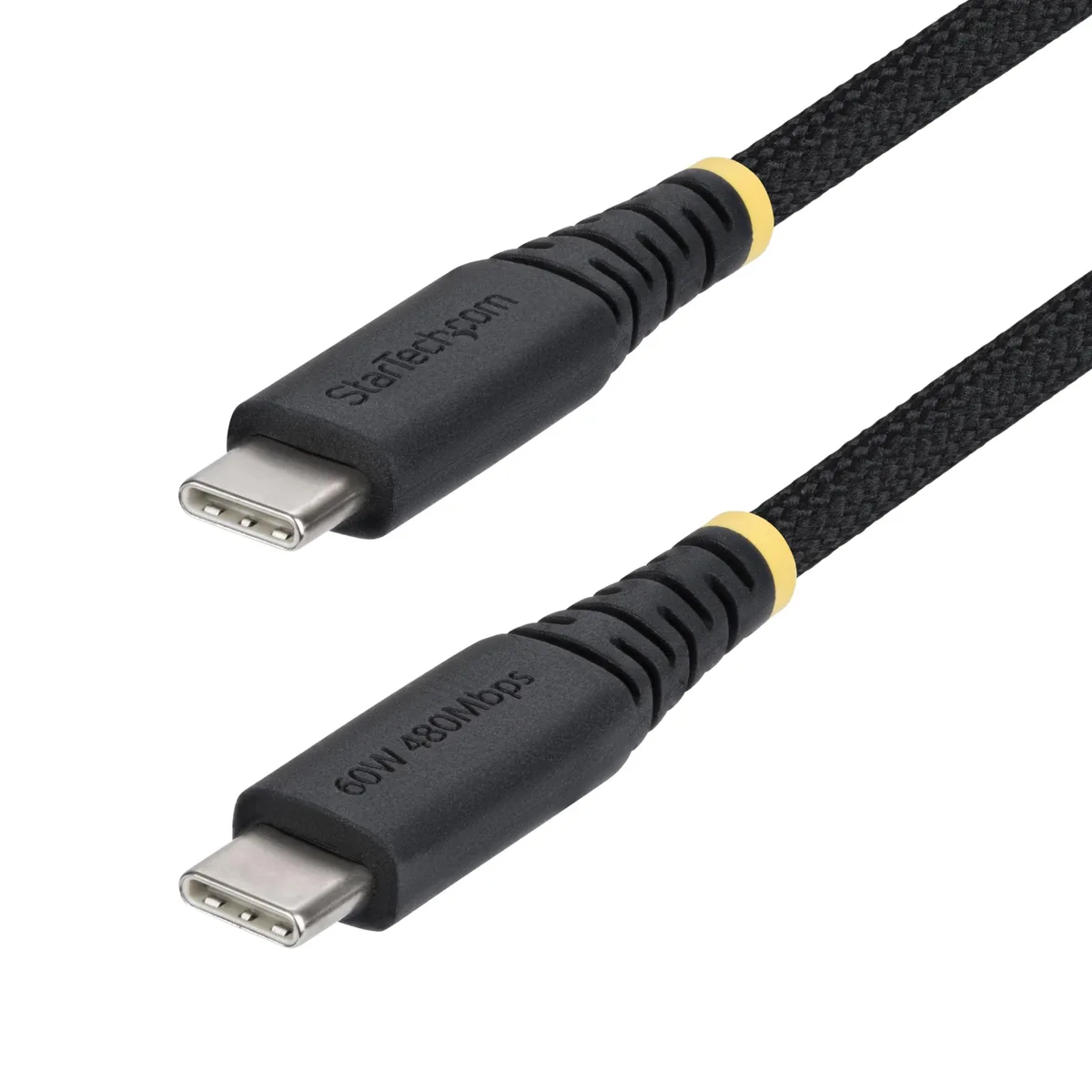 STARTECH STARTECH USB2CC1FTNCBR USB cable 1ft 30cm 60W 3A USB 2.0 480Mbps — product photo