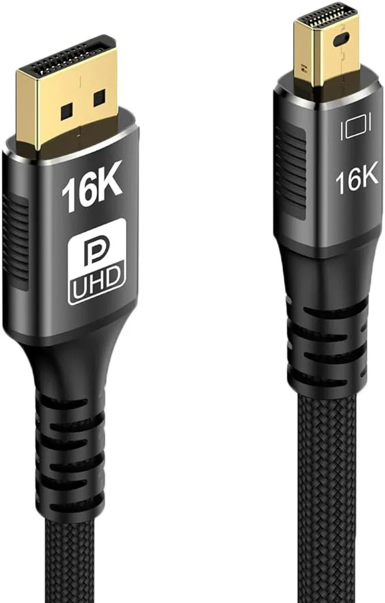 SMUGDESK SMUGDESK Mini DisplayPort to DisplayPort 2.1 cable 3.3FT 16K 80Gbps — product photo