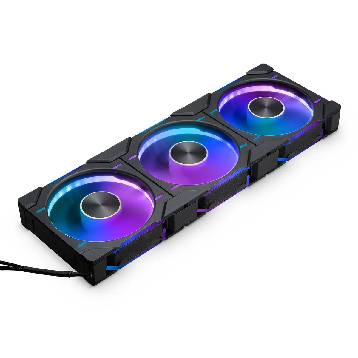 Phanteks Phanteks PH-F120D30R_DRGB_PWM_BK01_3P D30-120 120mm 30mm reverse airflow case fan 3-pack — product photo