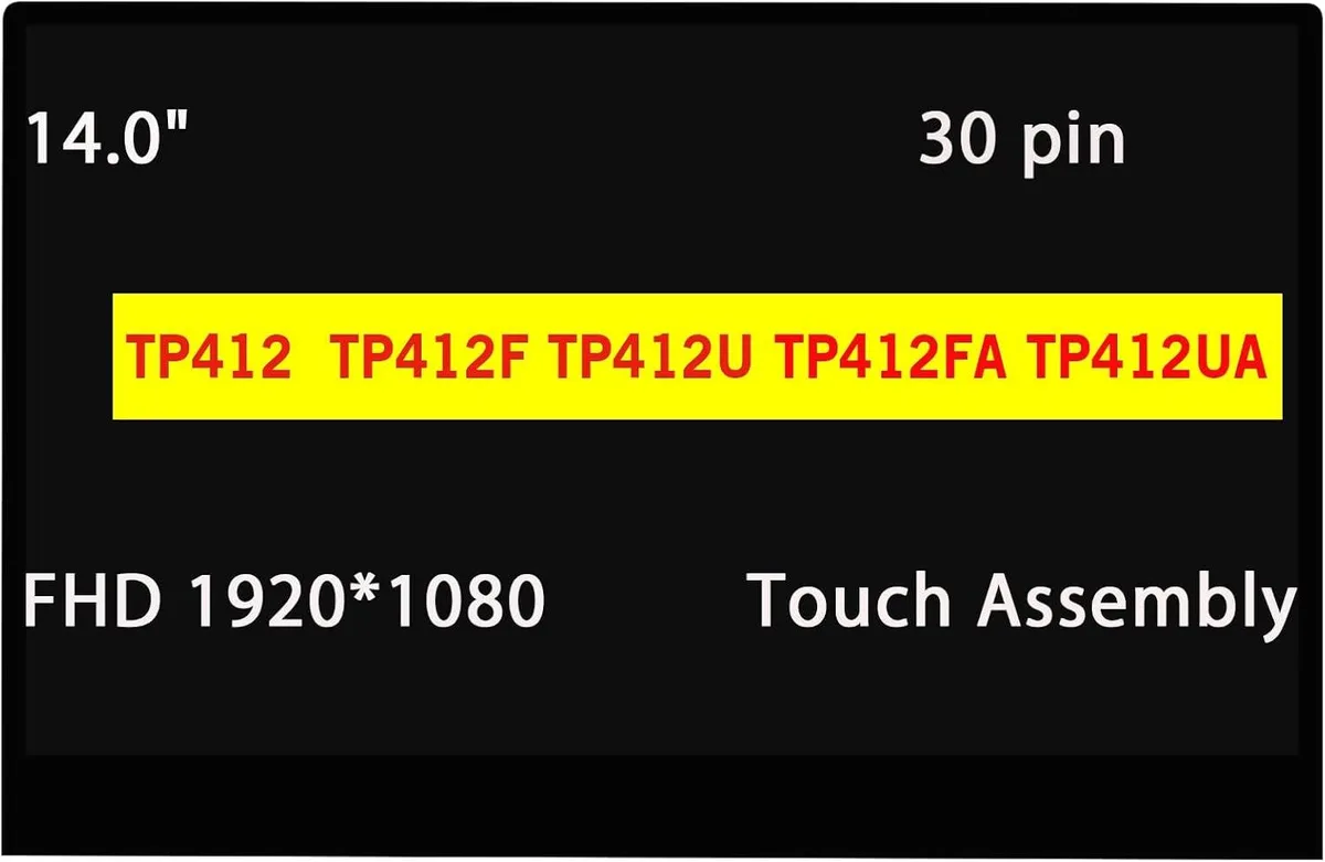 NUOLAISUN NUOLAISUN 14.0" LCD Touch Screen for ASUS VivoBook Flip 14 TP412 FHD 1029x1080 No Bezel — product photo