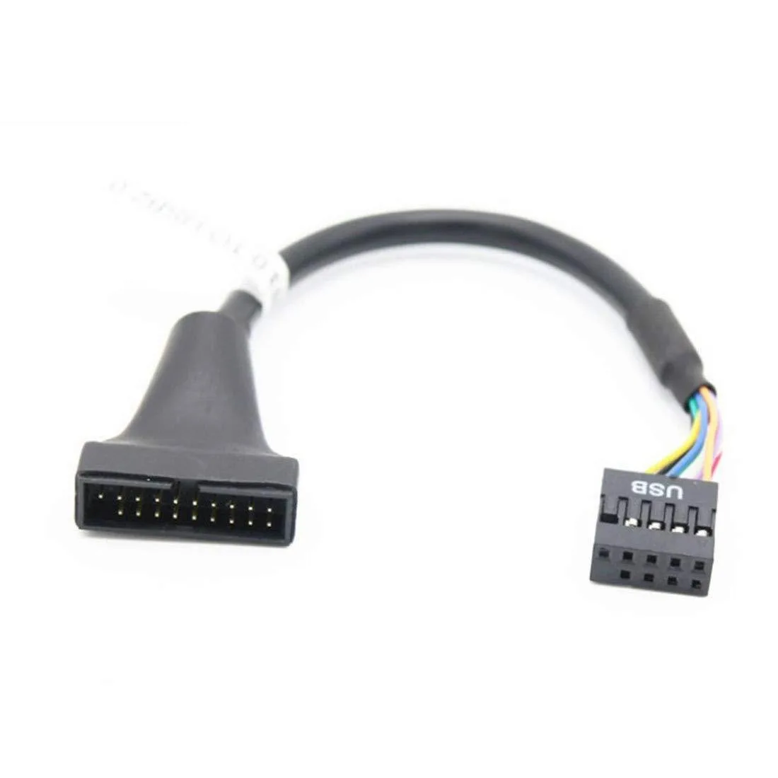 Vszerda Vszerda 20 Pin USB 3.0 Header Female to 9 Pin USB 2.0 Adapter Cable Female to Female 10cm — product photo