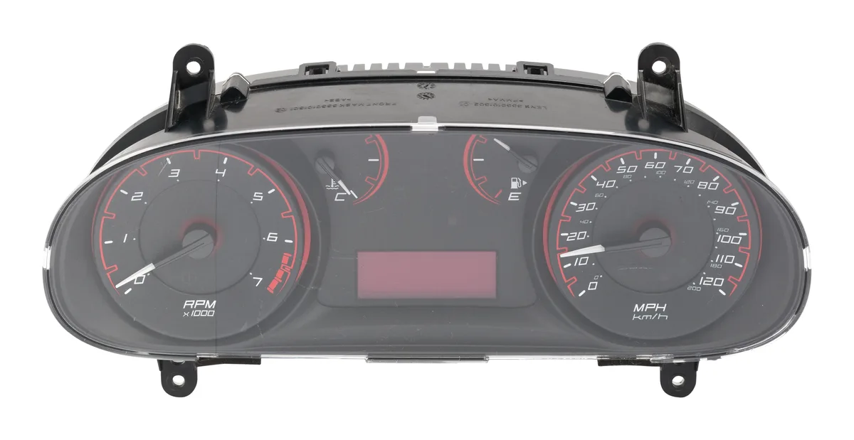 1 Factory Radio 1 Factory Radio 68242886AC MPH Speedometer Instrument Gauge Cluster 2015 Dodge Dart — product photo