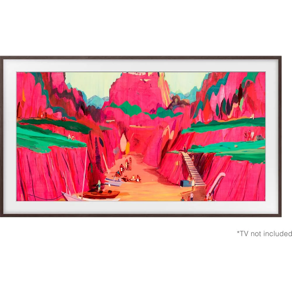 SAMSUNG SAMSUNG VG-SCFF75BWBZA 75" The Frame Bezel Modern Brown — product photo