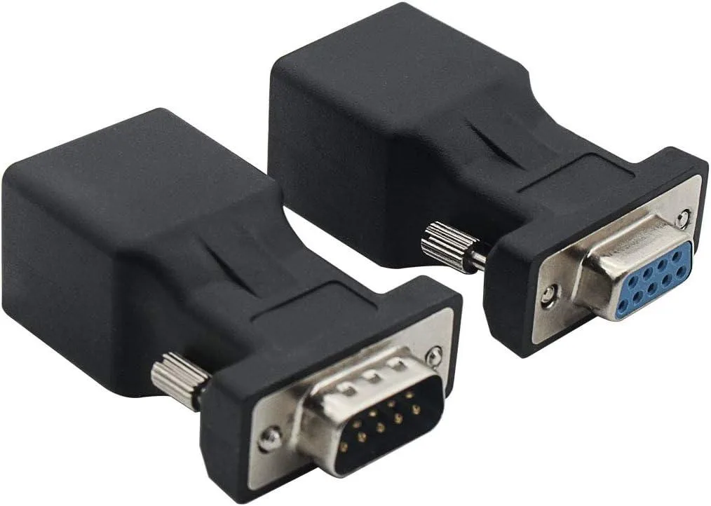 Vszerda Vszerda DB9 male to RJ45 female adapter 2-pack network ethernet cable — product photo