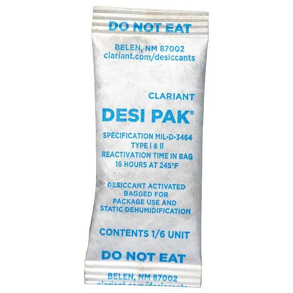 Armor Protective Packaging Armor Protective Packaging Desiccant 0.14 cu ft White 1/6 oz PK1200 — product photo