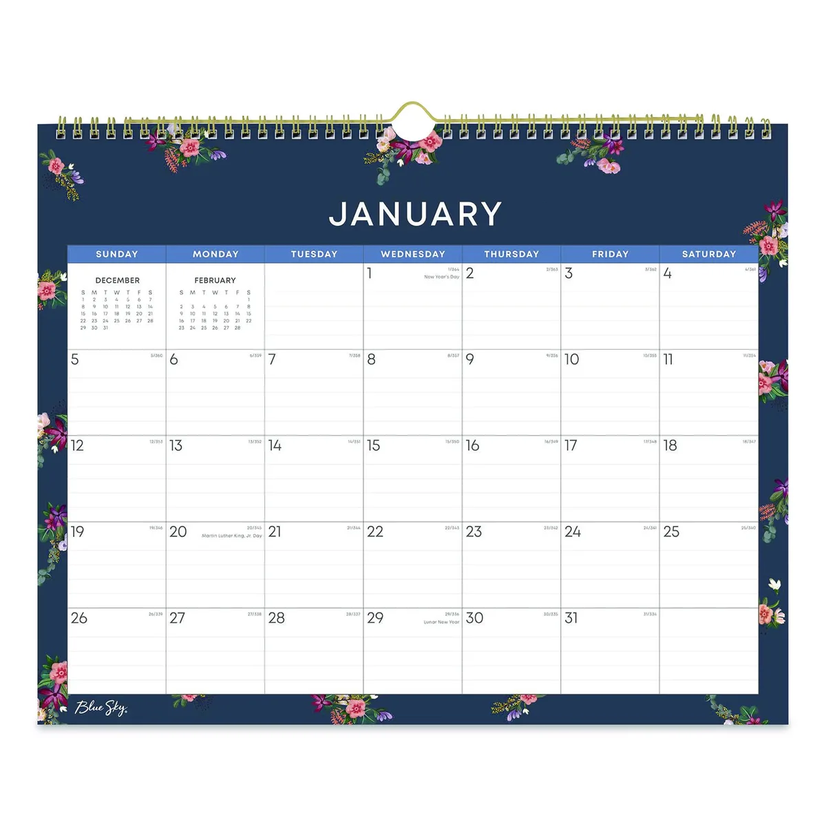 Blue sky Blue Sky Ashlyn Monthly Wall Calendar 15 x 12 2026 — product photo