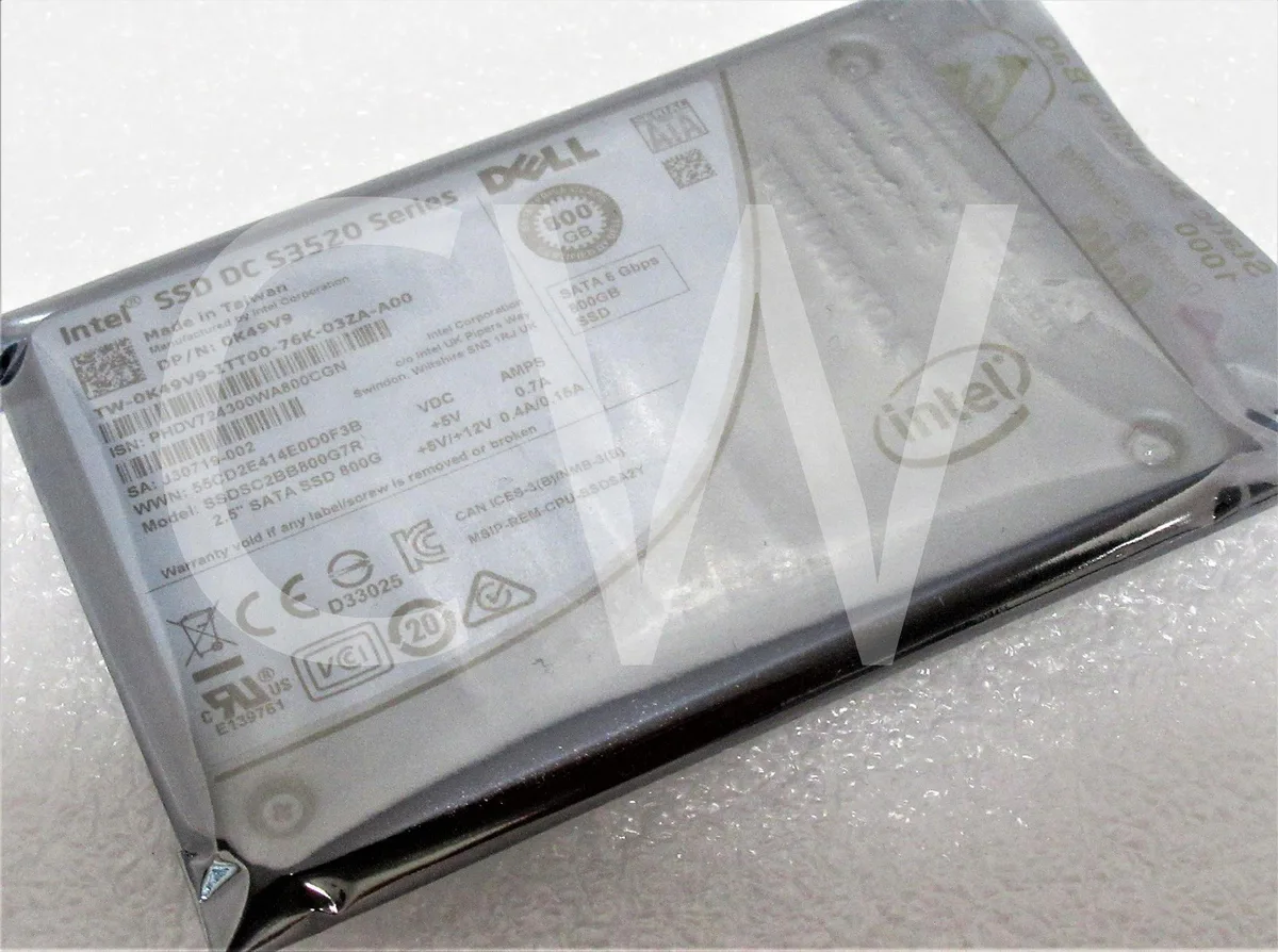 DELL DELL S3520 K49V9 800GB 2.5" SATA internal hard drive — product photo