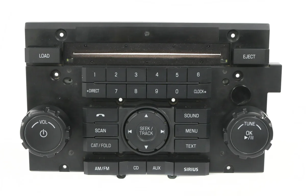 1 Factory Radio 1 Factory Radio 9L8T-18A802-BA Radio Control Panel 2009-2012 — product photo