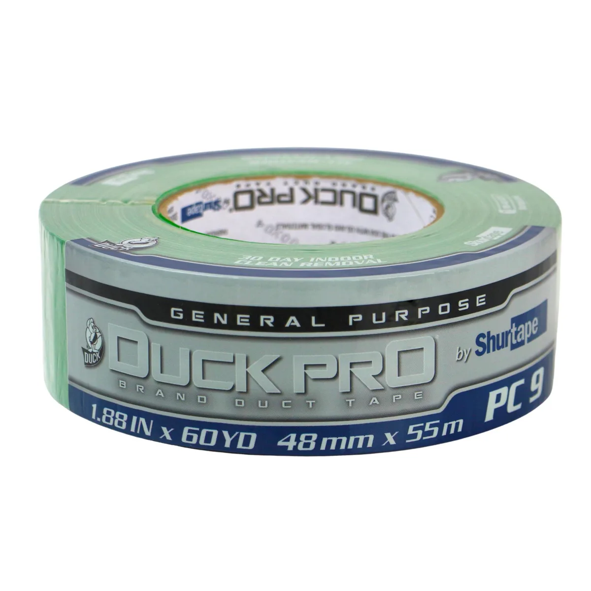 SHURTAPE TECHNOLOGIES, INC. SHURTAPE TECHNOLOGIES, INC. PC-9C Duck Pro Duct Tape Green 48mm x 60 yds — product photo