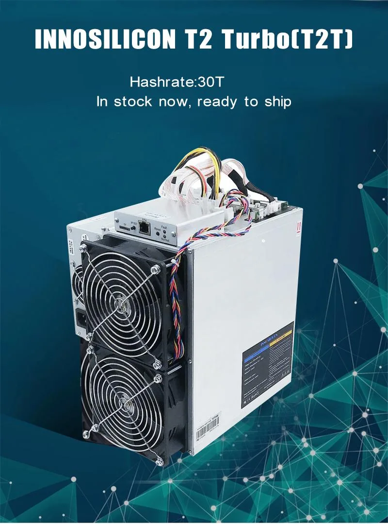 AFRNDK AFRNDK Innosilicon T2T 30T SHA-256 ASIC miner double tube — product photo