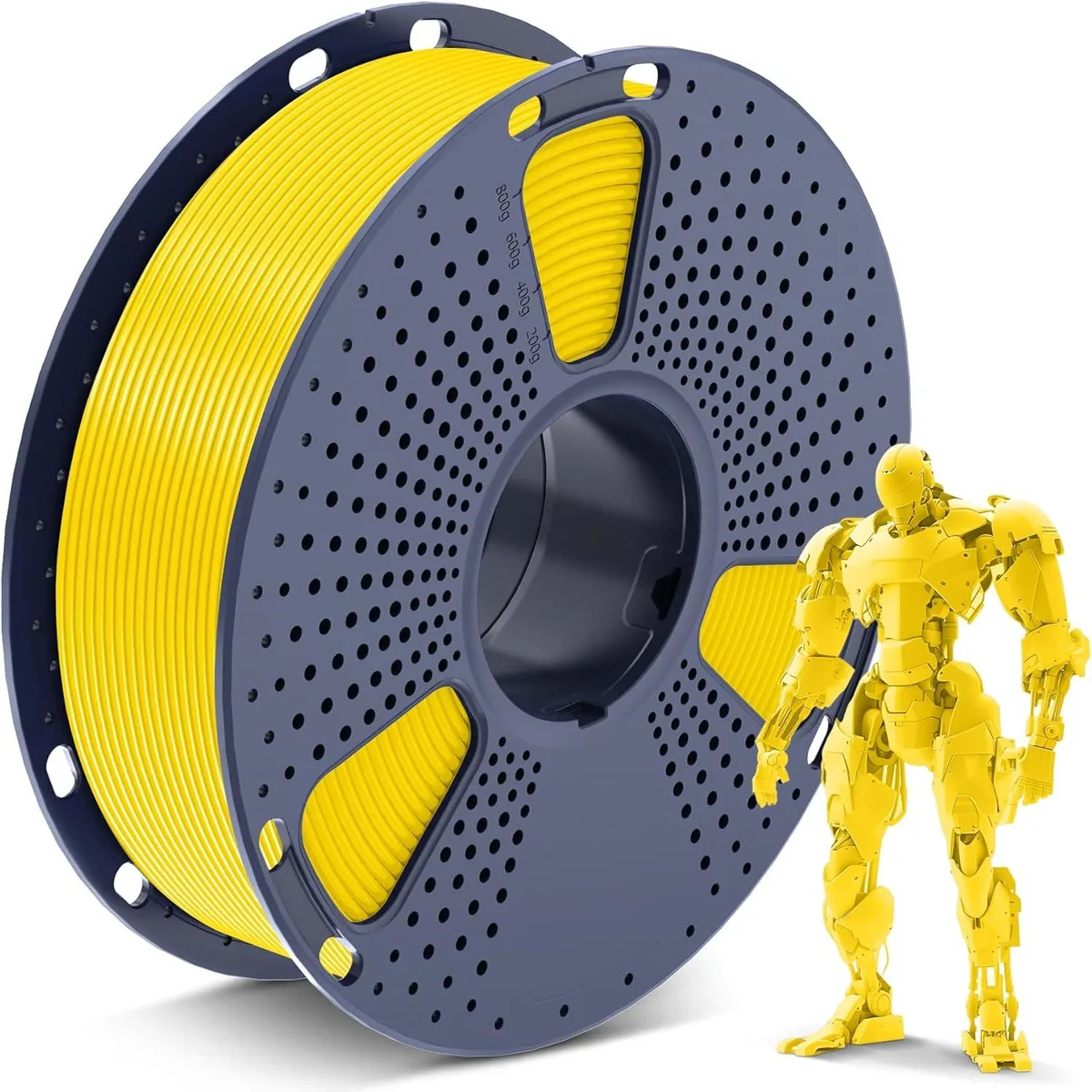 BFKK BFKK PLA Filament 1.75mm Yellow 1kg Spool 3D Printers Accessory — product photo