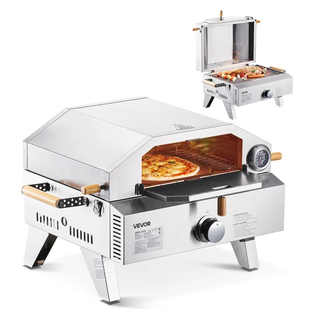 VEVOR VEVOR 13 in Gas Pizza Oven &amp; Grill HPO02S-U — product photo