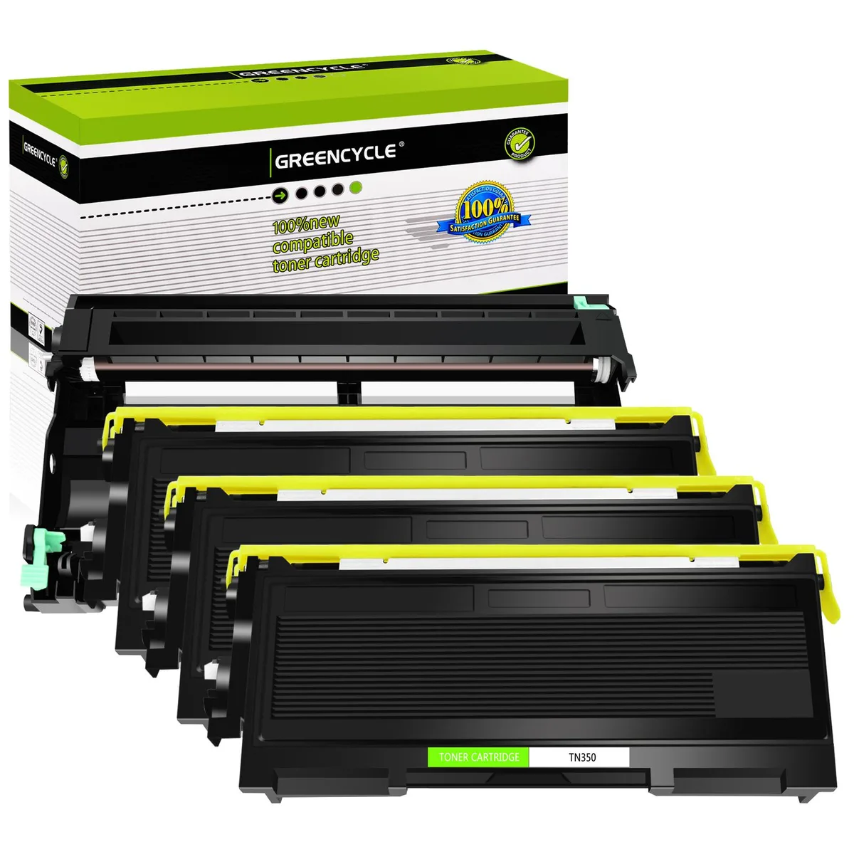 GREENCYCLE GREENCYCLE TN350 3 toner + 1 drum combo set — product photo