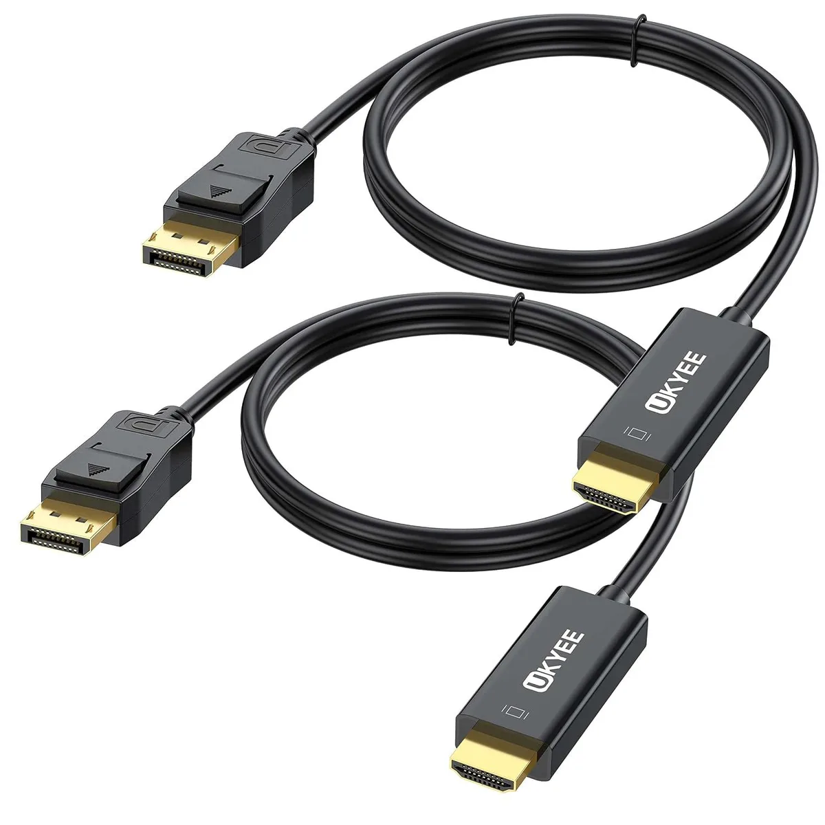 Brainwavz Brainwavz 4K DisplayPort to HDMI Cable 6FT 2-Pack — product photo