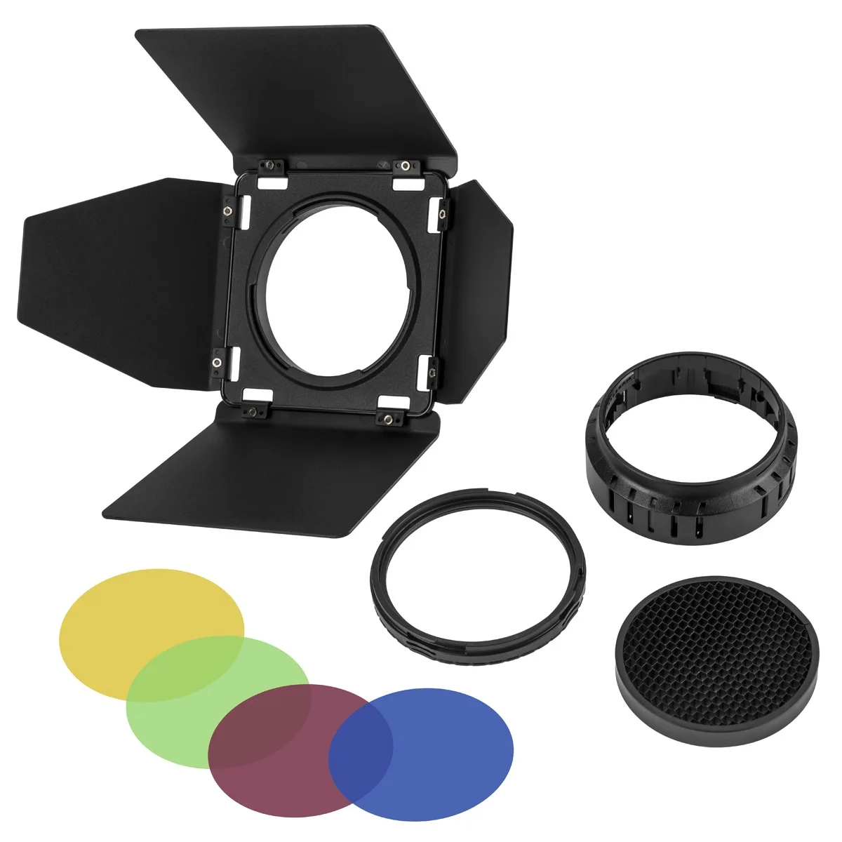 Flashpoint Brand Flashpoint BD-10 Barndoor Kit for XPLOR 300 Pro Monolight — product photo