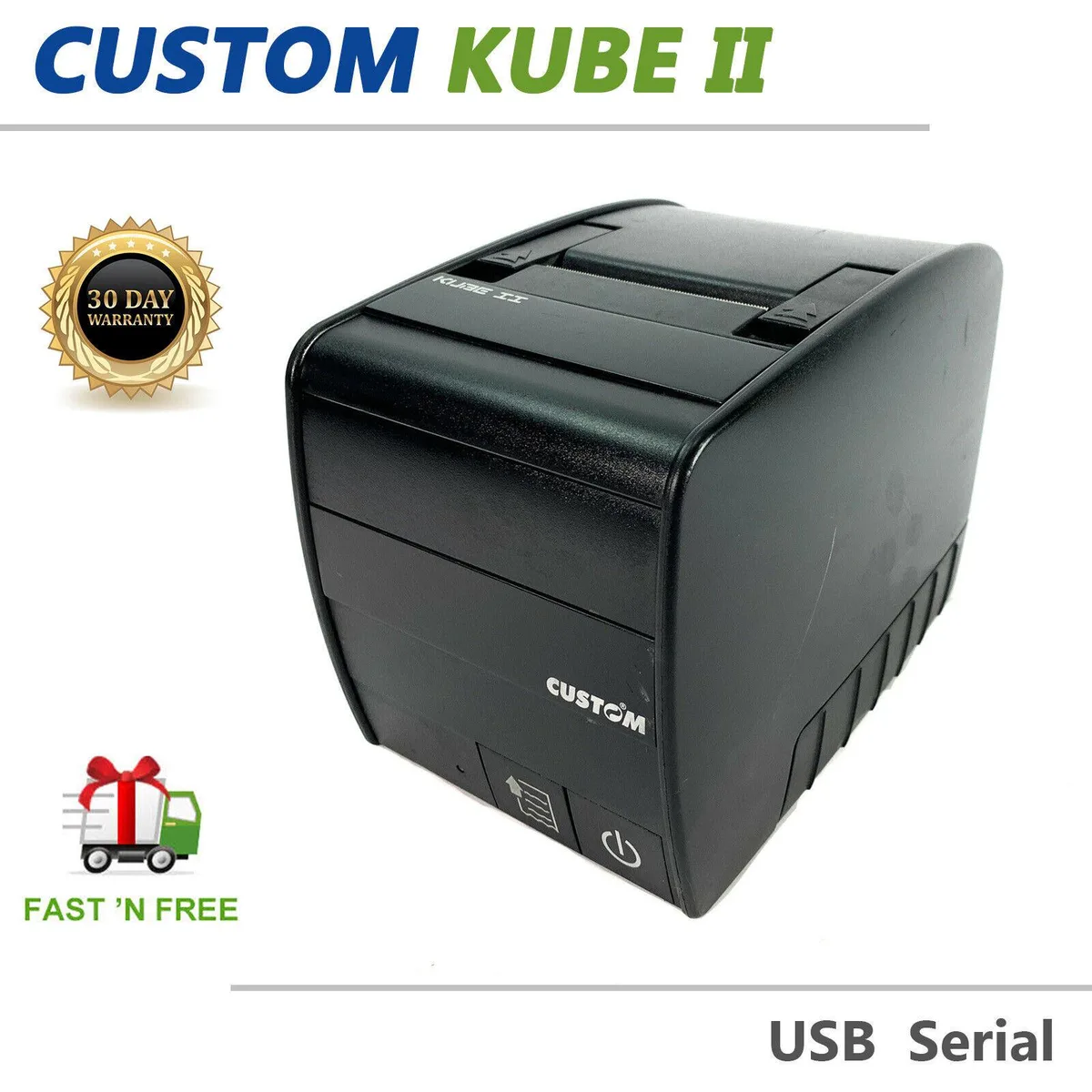 Custom Custom KUBE II 203 dpi 10 ips USB Serial Ethernet thermal label printer — product photo