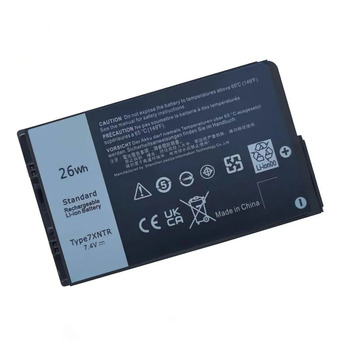 Damaite Damaite 26Wh 7.4V Battery for Dell Latitude 7202 7212 7220 — product photo