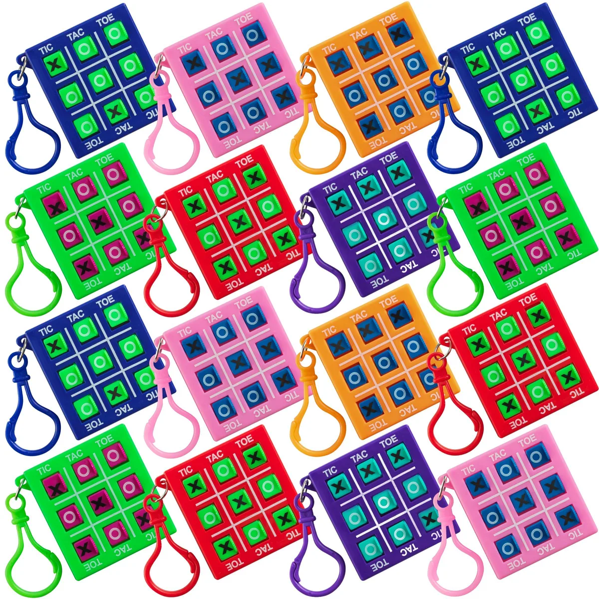 Bedwina Tic-Tac-Toe Keychains AMA-KYTC24 24 Pack 1.8 Inch — product photo