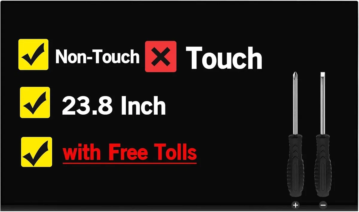 NUOLAISUN NUOLAISUN 23.8 inch FHD 1920x1080 Non-Touch LCD Display Panel MV238FHM-N61/N60/N62 — product photo
