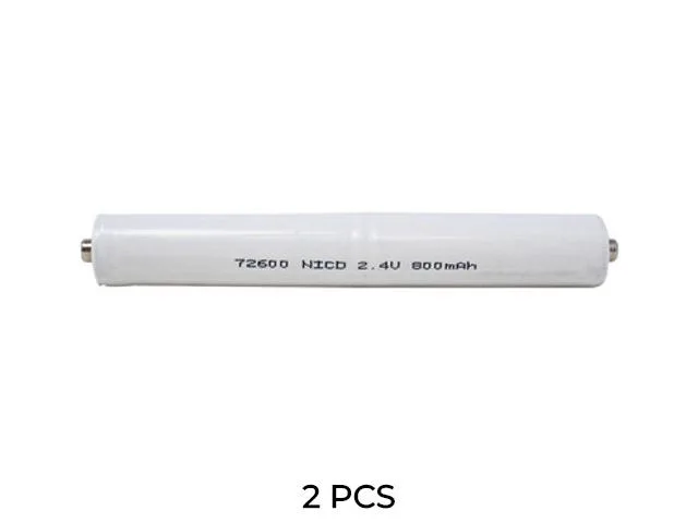 DUSLAN DUSLAN 72600 2.4 V 800 mAh NiCd standard battery 2-pack — product photo