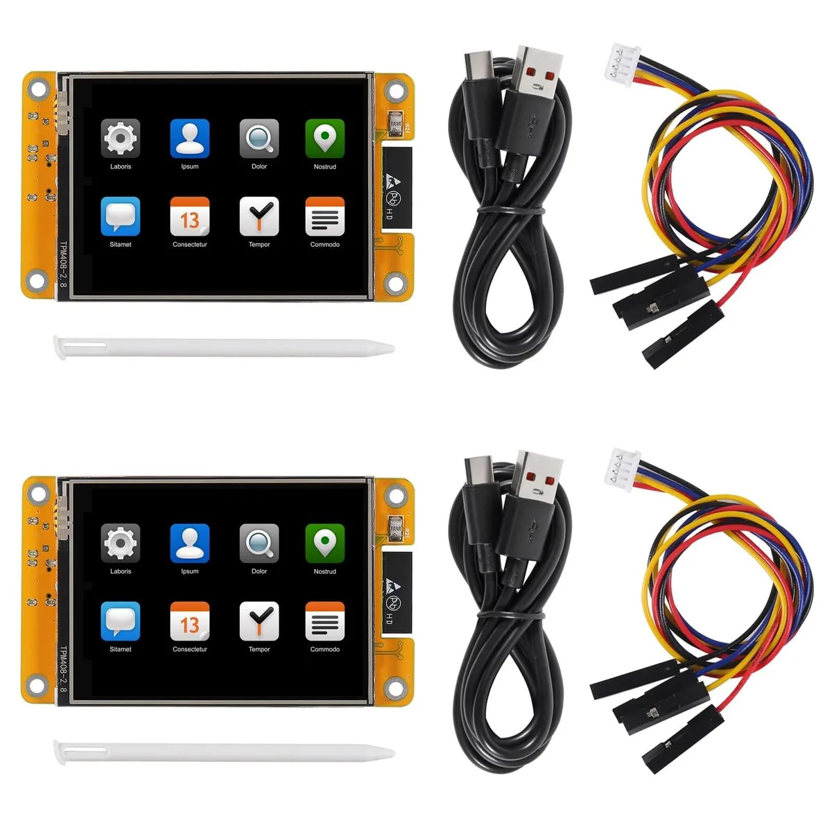 Barrow Mods Barrow Mods ESP32-2432S028RSize 2.8" 320x240 Resistive Touch 2 in 1 accessory — product photo