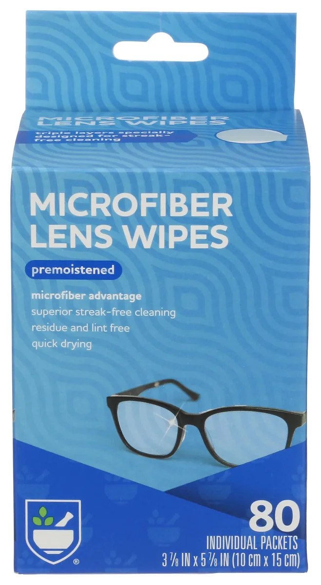  Rite Aid Lens Cleaning Wipes 80 Count — product photo