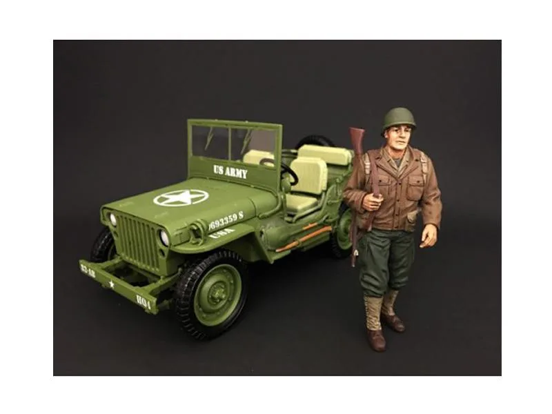 American Diorama American Diorama US Army WWII Figure I 1/18 Scale — product photo