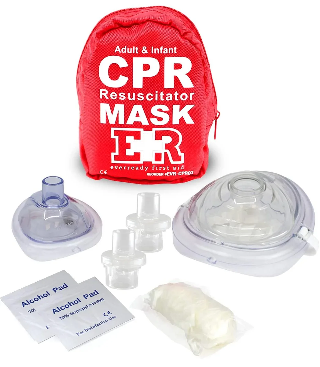  Ever Ready First Aid Adult Infant CPR Mask Combo Kit Red 13 15.9 3.7 900 — product photo
