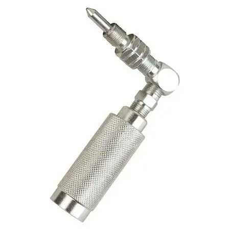 Transparent needle-nose grease dispenser with 19/32 in steel tip
