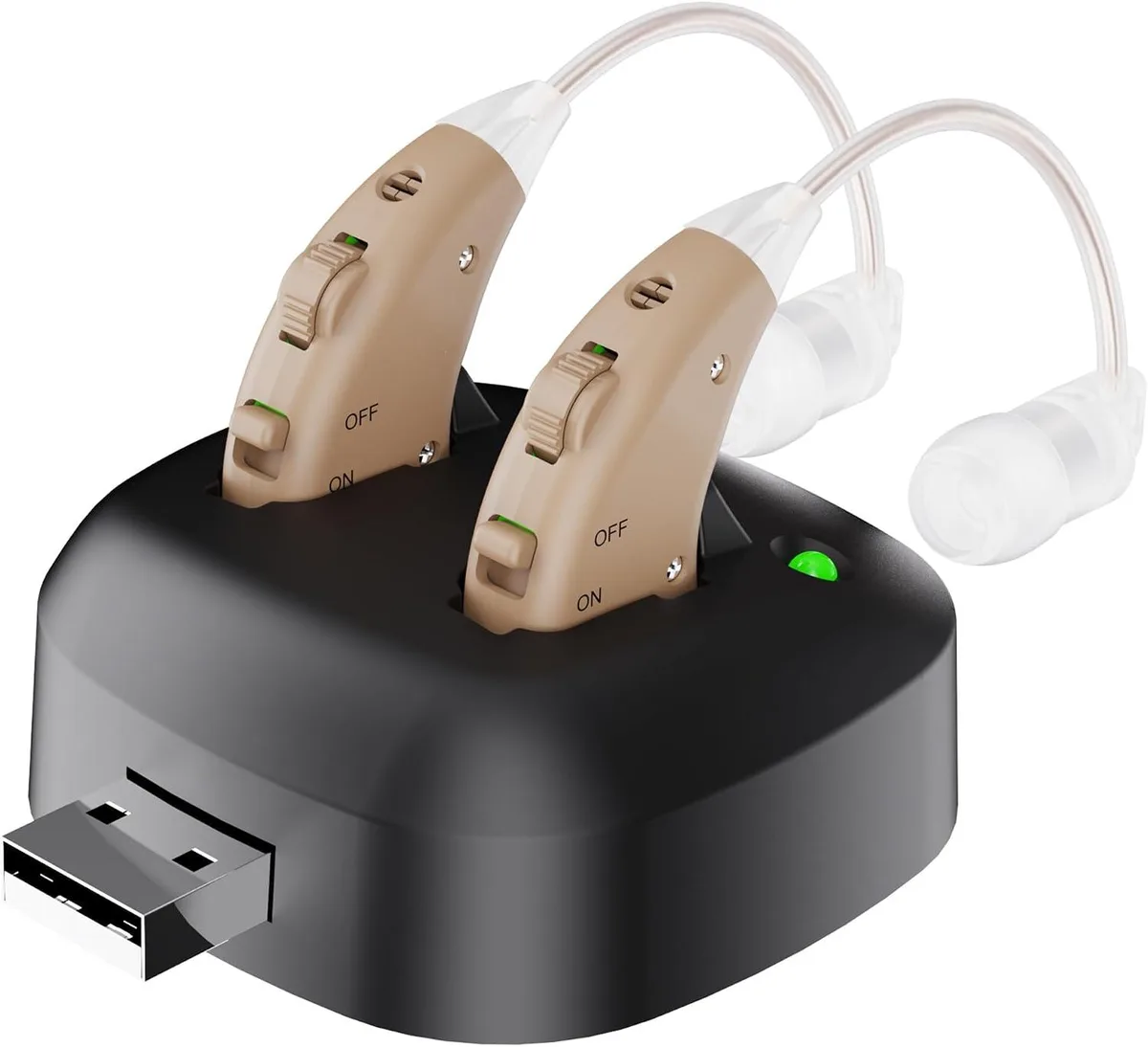 MEDca MEDca Digital Hearing Amplifier Pair 2019 USB Rechargeable — product photo
