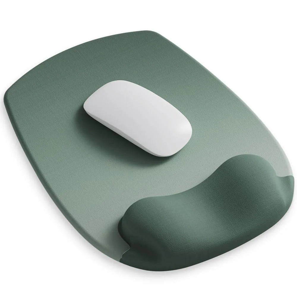  DEMON CHEST ErgoFlow Gel Wrist Rest Mouse Pad 10.43 x 7.5 in 1.14 in 03Sage Green — product photo