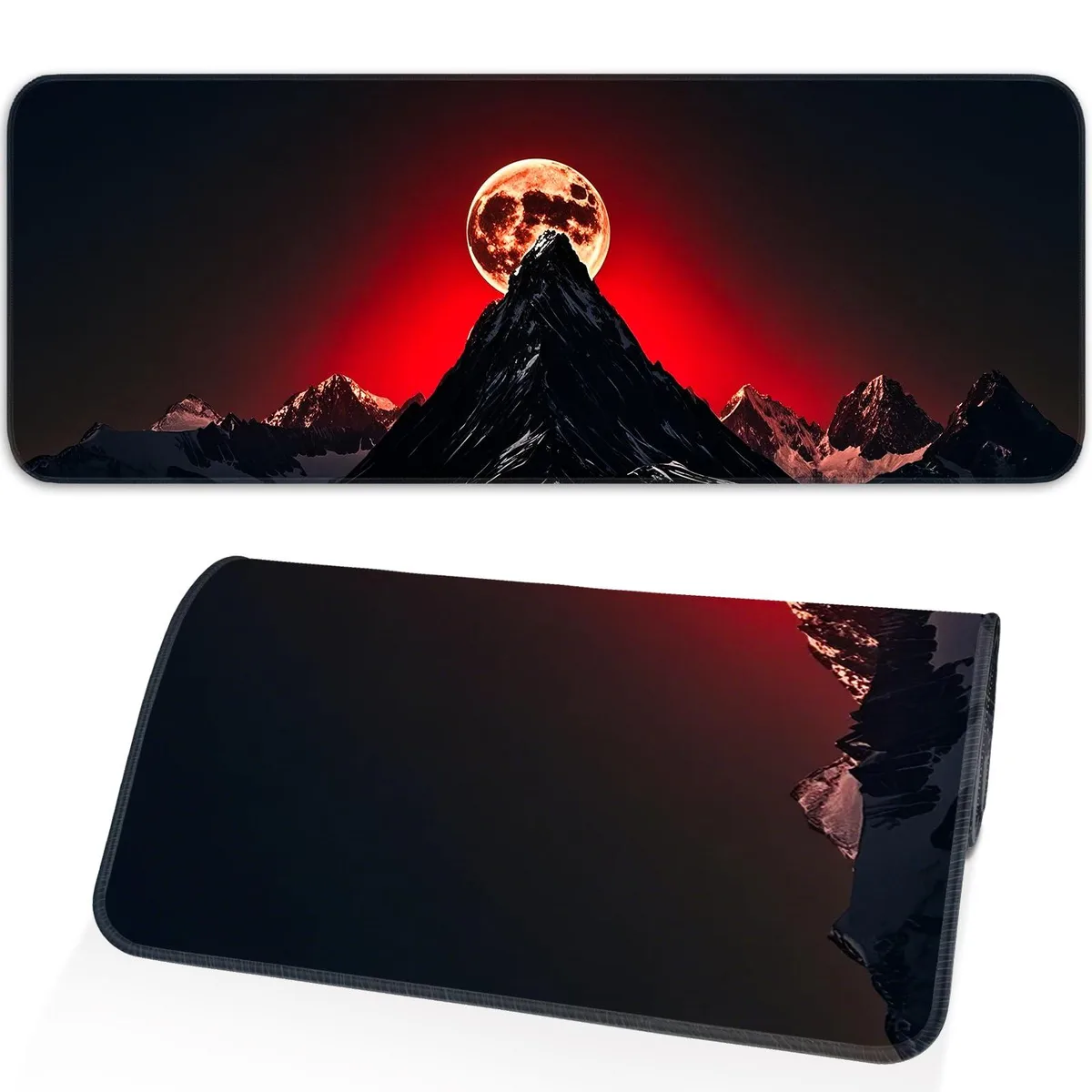 KEHIPI KEHIPI Gaming Mouse Pad Full Moon Mountain 31.5 x 11.8 Inch — product photo