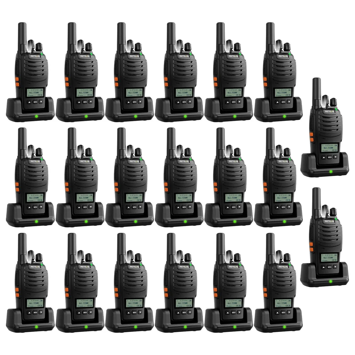 KEHIPI KEHIPI H777D 2-Way Radio LCD USB-C 20 Pack — product photo