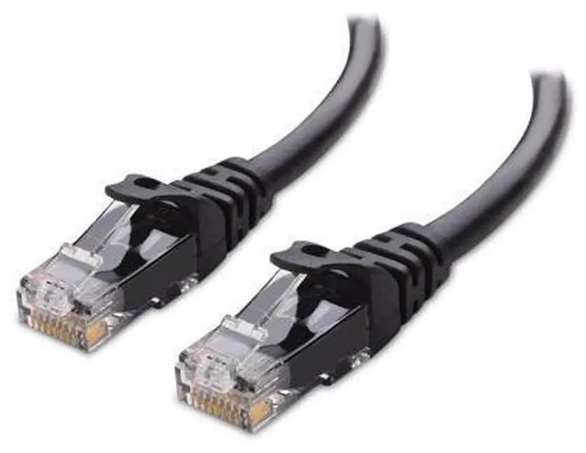 SMUGDESK SMUGDESK Cat 6 Ethernet Cable 20ft Black 10Gbps 500MHz 24AWG — product photo