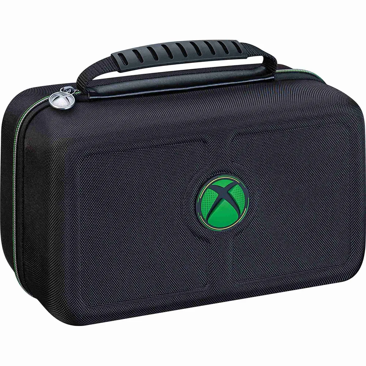 Black travel case for Xbox Series S console